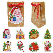 Lade das Bild in den Galerie-Viewer, 8Pcs/Set Weihnachts-Diamantenmalerei Geschenktüten
