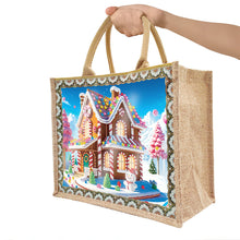 Lade das Bild in den Galerie-Viewer, Weihnachts-Diamant Malerei Tote Bag (Upgraded Waterproof)
