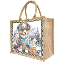 Lade das Bild in den Galerie-Viewer, Weihnachts-Diamant Malerei Tote Bag (Upgraded Waterproof)
