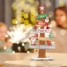 Lade das Bild in den Galerie-Viewer, Weihnachten-Holzschild Diamant Malerei Desktop
