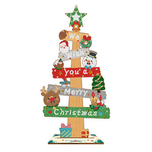 Lade das Bild in den Galerie-Viewer, Weihnachten-Holzschild Diamant Malerei Desktop
