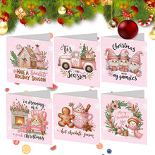 Lade das Bild in den Galerie-Viewer, 2/6/12Pcs/Set Weihnachten-Diamond Grußkarten

