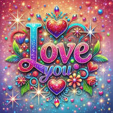 Lade das Bild in den Galerie-Viewer, Love-Voll Round Diamond Painting-30x30cm
