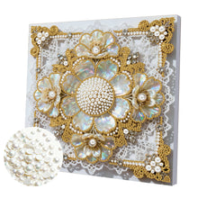 Lade das Bild in den Galerie-Viewer, Elegant – Teilweises Pearl Painting Set mit Rahmen-25x25cm
