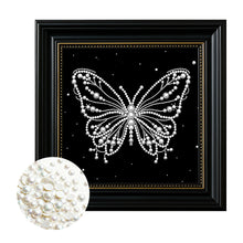 Lade das Bild in den Galerie-Viewer, Partial Pearl Painting mit Rahmen -27x27cm
