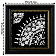 Lade das Bild in den Galerie-Viewer, Partial Pearl Painting mit Rahmen -27x27cm
