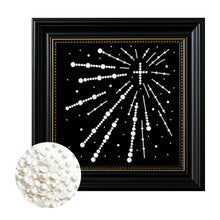 Lade das Bild in den Galerie-Viewer, Partial Pearl Painting mit Rahmen -27x27cm
