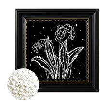 Lade das Bild in den Galerie-Viewer, Partial Pearl Painting mit Rahmen -27x27cm
