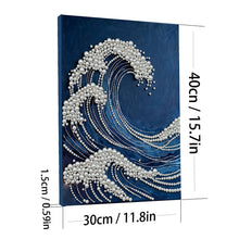 Lade das Bild in den Galerie-Viewer, Partial Pearl Painting mit Rahmen -30x40cm
