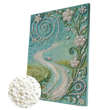 Lade das Bild in den Galerie-Viewer, Partial Pearl Painting mit Rahmen -30x40cm
