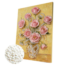 Lade das Bild in den Galerie-Viewer, Partial Pearl Painting mit Rahmen -30x40cm
