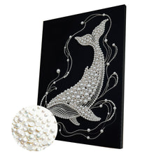 Lade das Bild in den Galerie-Viewer, Partial Pearl Painting mit Rahmen -30x40cm
