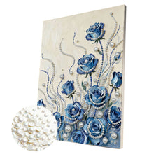 Lade das Bild in den Galerie-Viewer, Partial Pearl Painting mit Rahmen -30x40cm

