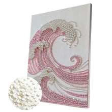 Lade das Bild in den Galerie-Viewer, Partial Pearl Painting mit Rahmen -30x40cm
