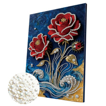 Lade das Bild in den Galerie-Viewer, Partial Pearl Painting mit Rahmen -30x40cm
