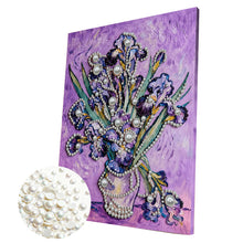 Lade das Bild in den Galerie-Viewer, Partial Pearl Painting mit Rahmen -30x40cm
