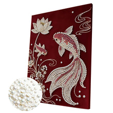 Lade das Bild in den Galerie-Viewer, Partial Pearl Painting mit Rahmen -30x40cm
