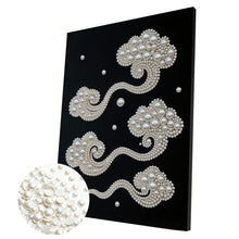 Lade das Bild in den Galerie-Viewer, Partial Pearl Painting mit Rahmen -30x40cm
