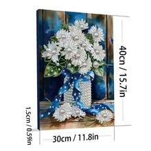 Lade das Bild in den Galerie-Viewer, Partial Pearl Painting mit Rahmen -30x40cm
