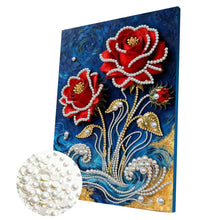 Lade das Bild in den Galerie-Viewer, Partial Pearl Painting mit Rahmen -30x40cm
