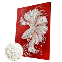 Lade das Bild in den Galerie-Viewer, Partial Pearl Painting mit Rahmen -30x40cm

