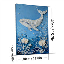 Lade das Bild in den Galerie-Viewer, Partial Pearl Painting mit Rahmen -30x40cm

