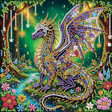 Lade das Bild in den Galerie-Viewer, Partial Pearl Painting mit Rahmen -25x25cm
