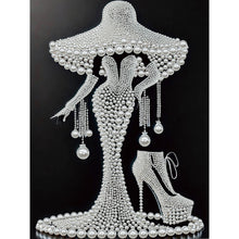 Lade das Bild in den Galerie-Viewer, Partial Pearl Painting mit Rahmen -30x40cm
