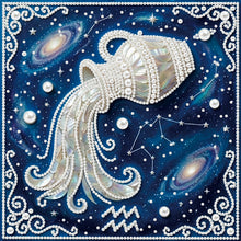 Lade das Bild in den Galerie-Viewer, Partial Pearl Painting mit Rahmen -25x25cm
