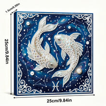 Lade das Bild in den Galerie-Viewer, Partial Pearl Painting mit Rahmen -25x25cm
