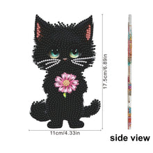 Lade das Bild in den Galerie-Viewer, Katze-2 - Einseitig - Acryl-Diamant-Tischornament
