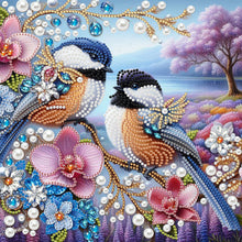 Lade das Bild in den Galerie-Viewer, Dove-Teilweise Special Diamond Painting-30x30cm
