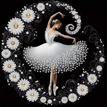 Lade das Bild in den Galerie-Viewer, Tanzendes Mädchen- Special Diamond Painting-30x30cm
