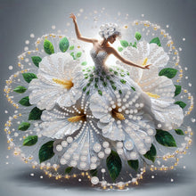 Lade das Bild in den Galerie-Viewer, Tanzendes Mädchen- Special Diamond Painting-30x30cm

