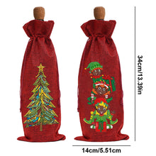 Lade das Bild in den Galerie-Viewer, 4 Stk./Set Schneemann Weihnachten - Diamant-Weinflaschen-Hüllen
