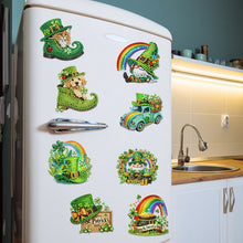 Lade das Bild in den Galerie-Viewer, 12 Stk./Set Happy St. Patrick's Day - Diamant Painting Kühlschrankmagnet

