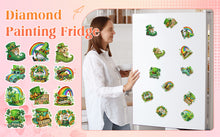 Lade das Bild in den Galerie-Viewer, 12 Stk./Set Happy St. Patrick's Day - Diamant Painting Kühlschrankmagnet

