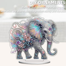 Lade das Bild in den Galerie-Viewer, Elefant - Einseitig - Acryl-Diamant-Tischornament
