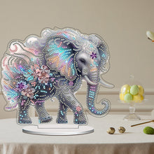 Lade das Bild in den Galerie-Viewer, Elefant - Einseitig - Acryl-Diamant-Tischornament

