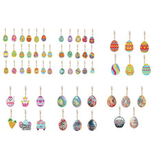 Lade das Bild in den Galerie-Viewer, 6 Stk./Set Ostern - Beidseitig - Diamant-Schlüsselanhänger
