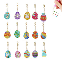 Lade das Bild in den Galerie-Viewer, 6 Stk./Set Ostern - Beidseitig - Diamant-Schlüsselanhänger
