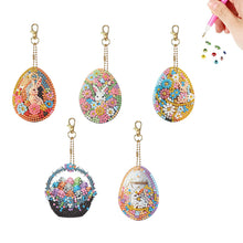Lade das Bild in den Galerie-Viewer, 6 Stk./Set Ostern - Beidseitig - Diamant-Schlüsselanhänger
