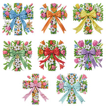 Lade das Bild in den Galerie-Viewer, 8 Stk./Set Osterblumen-Eier - Diamant Painting Kühlschrankmagnet
