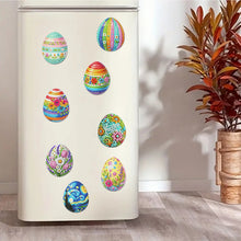 Lade das Bild in den Galerie-Viewer, 8 Stk./Set Osterblumen-Eier - Diamant Painting Kühlschrankmagnet
