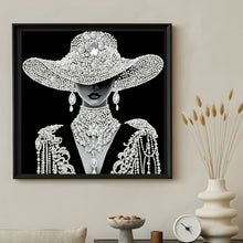 Lade das Bild in den Galerie-Viewer, Elegante Schönheit-Special Diamond Painting-30x30cm
