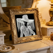 Lade das Bild in den Galerie-Viewer, Elegante Schönheit-Special Diamond Painting-30x30cm
