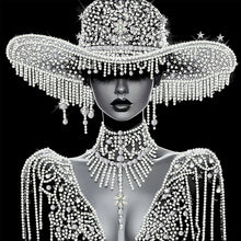Lade das Bild in den Galerie-Viewer, Elegante Schönheit-Special Diamond Painting-30x30cm
