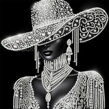 Lade das Bild in den Galerie-Viewer, Elegante Schönheit-Special Diamond Painting-30x30cm
