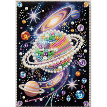 Lade das Bild in den Galerie-Viewer, Planet-Partial Special Diamond Painting-30x40cm
