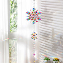 Lade das Bild in den Galerie-Viewer, Mandala - Sonnenfänger Fensterhänger Diamant-Windspiel

